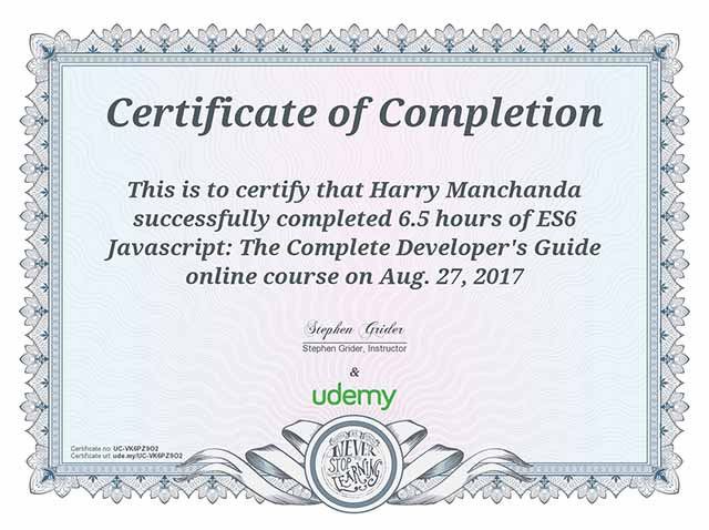 ES6 JavaScript: The Complete Developer's Guide