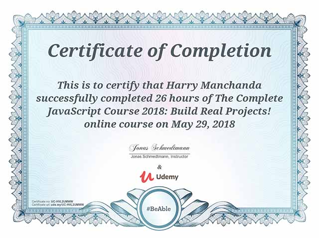 The Complete JavaScript Course 2018: Build Real Projects