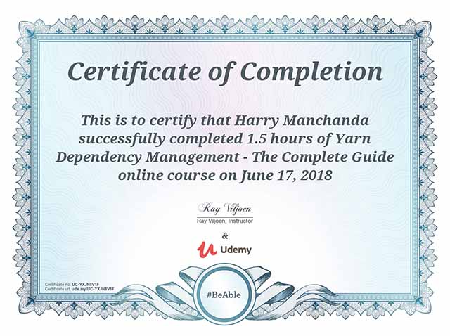 Yarn Dependency Management