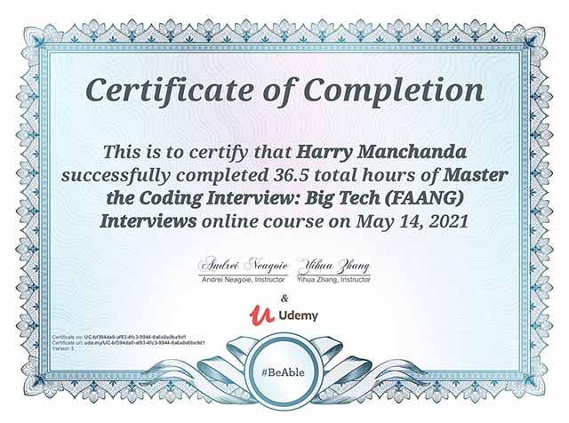 Master the Coding Interview: Big Tech (FAANG) Interviews